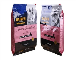 Plastová taška na krmivo pro zvířata s posuvným zipem